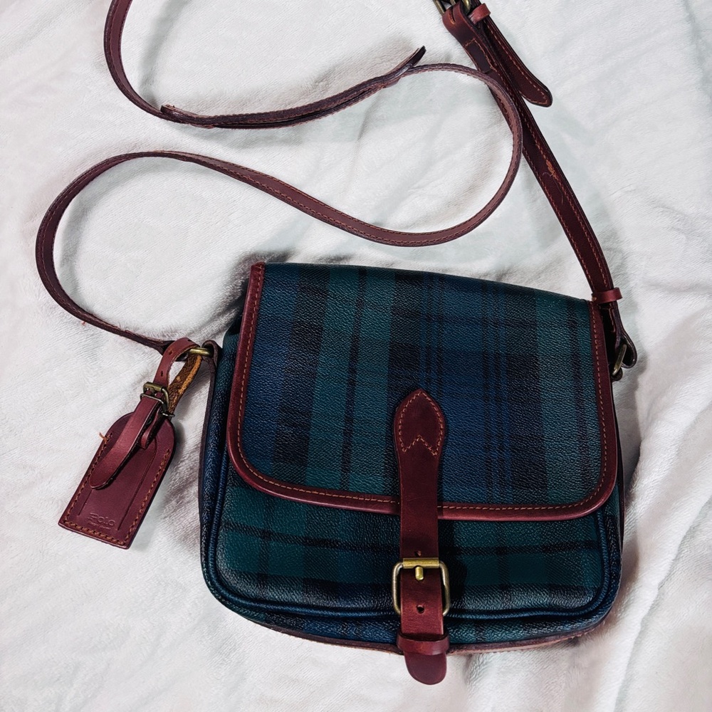 POLO Ralph Lauren | Vintage Black Watch Tartan Crossbody Purse